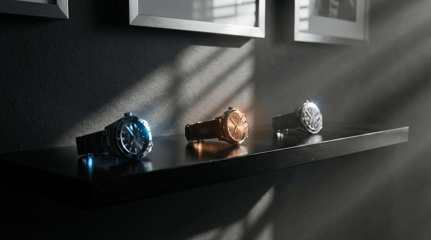 High-end watches and jewellery collection